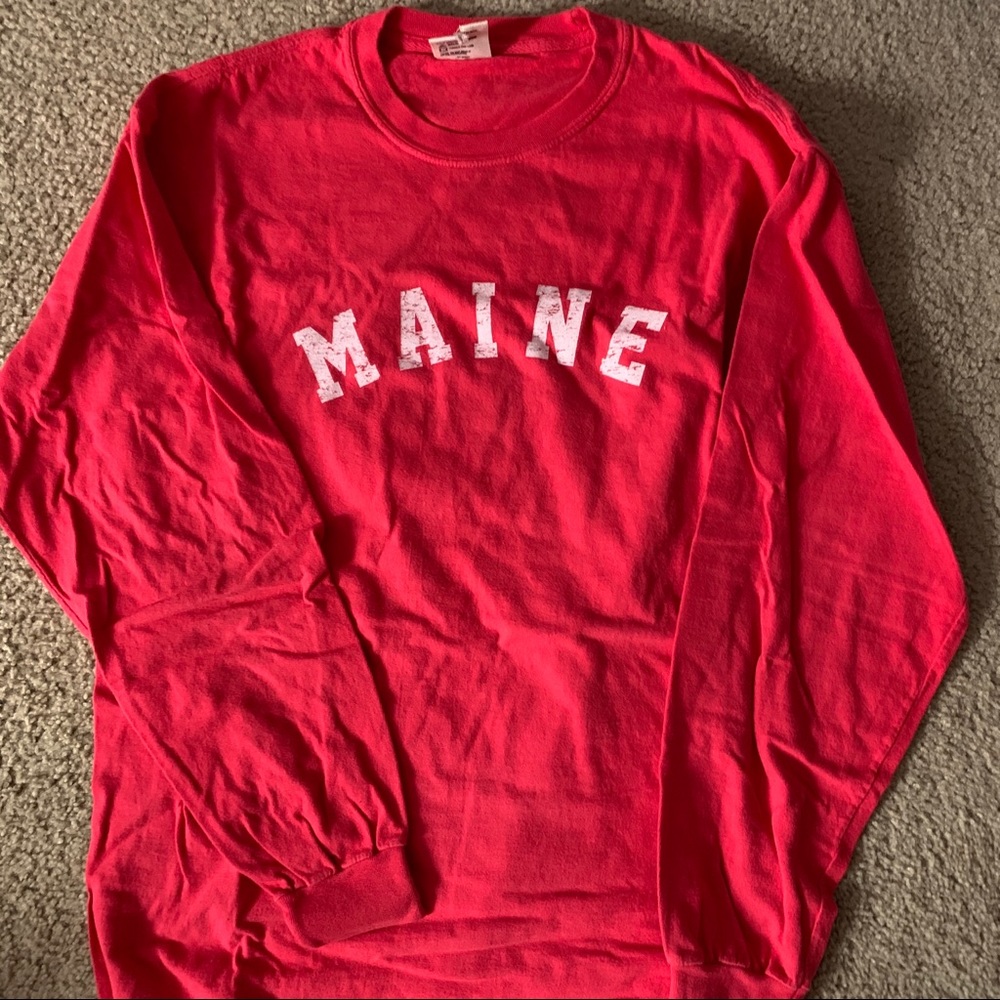 Comfort colors Maine long sleeve shirt